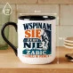 Kubek Z Nadrukiem Dla Wspinacza Prezent Dla Mężczyzny: Wspinam Się Żeby Nie Zabić Kubek Z Nadrukiem Dla Wspinacza Prezent Dla Mężczyzny: Wspinam Się Żeby Nie Zabić