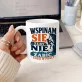 Kubek Z Nadrukiem Dla Wspinacza Prezent Dla Mężczyzny: Wspinam Się Żeby Nie Zabić Kubek Z Nadrukiem Dla Wspinacza Prezent Dla Mężczyzny: Wspinam Się Żeby Nie Zabić
