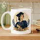 Kubek Z Nadrukiem Na Obronę Magistra Prezent Dla Kobiety: Zrobiła To Kubek Z Nadrukiem Na Obronę Magistra Prezent Dla Kobiety: Zrobiła To