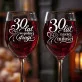 Dwa Kieliszki Do Wina Na 30 Rocznicę Ślubu Prezent Dla Pary: Duet 30 Lat Razem Dwa Kieliszki Do Wina Na 30 Rocznicę Ślubu Prezent Dla Pary: Duet 30 Lat Razem