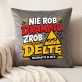 Poduszka Dekoracyjna Dla Matematyka Prezent Dla Mężczyzny: Nie Rób Dramatu, Zrób Deltę
