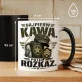 Kubek Z Nadrukiem Dla Wojskowego Prezent Na Przysięgę Wojskową Dla Mężczyzny: Najpierw Kawa Kubek Z Nadrukiem Dla Wojskowego Prezent Na Przysięgę Wojskową Dla Mężczyzny: Najpierw Kawa
