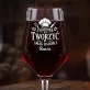 Mega Kieliszek Do Wina z Grawerem Na 30 Urodziny Prezent Dla 30 Latki Kobiety: Urodzona By Tworzyć