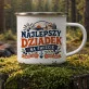 Kubek Emaliowany Dla Dziadka Prezent Na Dzień Dziadka Dla Mężczyzny: Dziadek Z Wybrzeża Kubek Emaliowany Dla Dziadka Prezent Na Dzień Dziadka Dla Mężczyzny: Dziadek Z Wybrzeża
