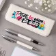Zestaw Pióro i Długopis w Etui Dla Przyjaciółki Prezent Dla Kobiety: Typografia Przyjaźni