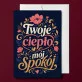 Kartka z Życzeniami Na Dzień Mamy Dla Mamy Kobiety: Ciepło I Spokój Kartka z Życzeniami Na Dzień Mamy Dla Mamy Kobiety: Ciepło I Spokój