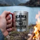 Kubek Metalowy z Karabińczykiem Na Pępkowe Prezent Dla Kobiety: Kawa Na Karabińczyku Kubek Metalowy z Karabińczykiem Na Pępkowe Prezent Dla Kobiety: Kawa Na Karabińczyku