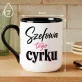 Kubek Z Nadrukiem Dla Kierowniczki Prezent Dla Kobiety: Szefowa Tego Cyrku Kubek Z Nadrukiem Dla Kierowniczki Prezent Dla Kobiety: Szefowa Tego Cyrku