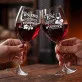 Dwa Kieliszki Do Wina Dla Teściów Prezent Dla Pary: Dojrzali Teściowie