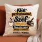 Poduszka Dekoracyjna Dla Szefa I Szefowej Prezent Dla Pary: Nie Przeszkadzać, Szef