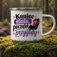 Kubek Emaliowany Na Odejście Z Pracy Prezent Dla Kobiety: Wolność I Kawa Kubek Emaliowany Na Odejście Z Pracy Prezent Dla Kobiety: Wolność I Kawa