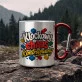 Kubek Metalowy z Karabińczykiem Dla Fana Lego Prezent Dla Mężczyzny: Chibi Budowniczy