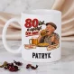 Zestaw Prezentowy z Kubkiem Na 80 Urodziny Dla 80 Latka Mężczyzny: 80 Lat, A Apetyt Ten Sam Zestaw Prezentowy z Kubkiem Na 80 Urodziny Dla 80 Latka Mężczyzny: 80 Lat, A Apetyt Ten Sam