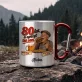 Kubek Metalowy z Karabińczykiem Na 80 Urodziny Prezent Dla 80 Latka Mężczyzny: 80 Lat, A Apetyt Ten Sam