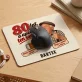 Podkładka Pod Myszkę Na 80 Urodziny Prezent Dla 80 Latka Mężczyzny: 80 Lat, A Apetyt Ten Sam