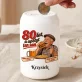 Skarbonka Na 80 Urodziny Prezent Dla 80 Latka Mężczyzny: 80 Lat, A Apetyt Ten Sam