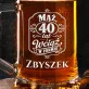 Kufel Personalizowany z Grawerem Na 40 Urodziny Dla Męża Prezent: Etykieta Whisky Męska