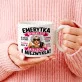 Kubek Z Okrągłym Uchem Dla Emerytki Prezent Na Emeryturę Dla Kobiety: Emerytka Na Pełny Etat