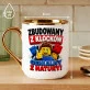 Kubek Z Nadrukiem Dla Fana Lego Prezent Dla Mężczyzny: Zbudowany Z Klocków Kubek Z Nadrukiem Dla Fana Lego Prezent Dla Mężczyzny: Zbudowany Z Klocków