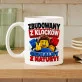 Kubek Z Nadrukiem Dla Fana Lego Prezent Dla Mężczyzny: Zbudowany Z Klocków Kubek Z Nadrukiem Dla Fana Lego Prezent Dla Mężczyzny: Zbudowany Z Klocków