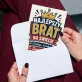 Kartka z Życzeniami Dla Starszego Brata Dla Mężczyzny: Braterska Duma Kartka z Życzeniami Dla Starszego Brata Dla Mężczyzny: Braterska Duma