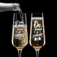 Dwa Kieliszki Do Szampana Dla Dwojga Prezent Dla Pary: Toast Dla Dwojga