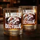 Szklanka Do Whisky Dla Rybaka Prezent Dla Mężczyzny: Na Wodzie Decyduję Szklanka Do Whisky Dla Rybaka Prezent Dla Mężczyzny: Na Wodzie Decyduję