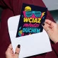 Kartka z Życzeniami Na 45 Rocznicę Ślubu Na Walentynki Dla Pary: Neonowa Nostalgia Kartka z Życzeniami Na 45 Rocznicę Ślubu Na Walentynki Dla Pary: Neonowa Nostalgia