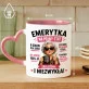 Kubek Z Nadrukiem Dla Emerytki Prezent Na Emeryturę Dla Kobiety: Emerytka Na Pełny Etat Kubek Z Nadrukiem Dla Emerytki Prezent Na Emeryturę Dla Kobiety: Emerytka Na Pełny Etat