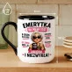 Kubek Z Nadrukiem Dla Emerytki Prezent Na Emeryturę Dla Kobiety: Emerytka Na Pełny Etat Kubek Z Nadrukiem Dla Emerytki Prezent Na Emeryturę Dla Kobiety: Emerytka Na Pełny Etat