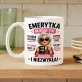 Kubek Z Nadrukiem Dla Emerytki Prezent Na Emeryturę Dla Kobiety: Emerytka Na Pełny Etat Kubek Z Nadrukiem Dla Emerytki Prezent Na Emeryturę Dla Kobiety: Emerytka Na Pełny Etat