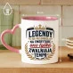 Kubek Z Nadrukiem Na Dzień Dziadka Prezent Dla Dziadka Mężczyzny: Legendy Nie Kubek Z Nadrukiem Na Dzień Dziadka Prezent Dla Dziadka Mężczyzny: Legendy Nie