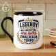 Kubek Z Nadrukiem Na Dzień Dziadka Prezent Dla Dziadka Mężczyzny: Legendy Nie Kubek Z Nadrukiem Na Dzień Dziadka Prezent Dla Dziadka Mężczyzny: Legendy Nie
