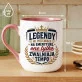 Kubek Z Nadrukiem Na Dzień Dziadka Prezent Dla Dziadka Mężczyzny: Legendy Nie Kubek Z Nadrukiem Na Dzień Dziadka Prezent Dla Dziadka Mężczyzny: Legendy Nie