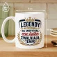 Kubek Z Nadrukiem Na Dzień Dziadka Prezent Dla Dziadka Mężczyzny: Legendy Nie Kubek Z Nadrukiem Na Dzień Dziadka Prezent Dla Dziadka Mężczyzny: Legendy Nie