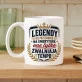 Kubek Z Nadrukiem Na Dzień Dziadka Prezent Dla Dziadka Mężczyzny: Legendy Nie Kubek Z Nadrukiem Na Dzień Dziadka Prezent Dla Dziadka Mężczyzny: Legendy Nie