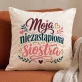 Poduszka Dekoracyjna Dla Siostry Prezent Dla Kobiety: Więź Siostrzana Poduszka Dekoracyjna Dla Siostry Prezent Dla Kobiety: Więź Siostrzana