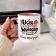 Kubek Personalizowany Dla Nauczycielki Prezent Na Dzień Nauczyciela Dla Kobiety: Uczę, Inspiruję, Wymagam Kubek Personalizowany Dla Nauczycielki Prezent Na Dzień Nauczyciela Dla Kobiety: Uczę, Inspiruję, Wymagam