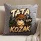 Poduszka Dekoracyjna Dla Taty Prezent Na Dzień Ojca Dla Mężczyzny: Tata Typu Kozak Poduszka Dekoracyjna Dla Taty Prezent Na Dzień Ojca Dla Mężczyzny: Tata Typu Kozak