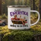 Kubek Emaliowany Dla Emerytki Prezent Na Emeryturę Dla Kobiety: Jestem Emerytką Robię To