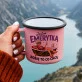 Kubek Emaliowany Dla Emerytki Prezent Na Emeryturę Dla Kobiety: Jestem Emerytką Robię To