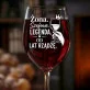 Kieliszek Do Wina Na Rocznicę Ślubu Prezent Na Walentynki Dla Kobiety: Żona Szefowa Legenda Kieliszek Do Wina Na Rocznicę Ślubu Prezent Na Walentynki Dla Kobiety: Żona Szefowa Legenda