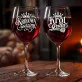 Dwa Kieliszki Do Wina Dla Rodziców Prezent Dla Pary: Królowa I Król Dwa Kieliszki Do Wina Dla Rodziców Prezent Dla Pary: Królowa I Król