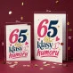 Kartka z Życzeniami Na 65 Urodziny Dla 65 Latki Kobiety: Szyk I Humor Kartka z Życzeniami Na 65 Urodziny Dla 65 Latki Kobiety: Szyk I Humor