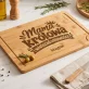 Deska Do Krojenia z Grawerem Dla Mamy Prezent Na Dzień Mamy Dla Kobiety: Mama Królowa