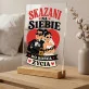 Druk Na Szkle Dla Nowożeńców Prezent Na Ślub Dla Pary: Skazani Na Siebie Druk Na Szkle Dla Nowożeńców Prezent Na Ślub Dla Pary: Skazani Na Siebie