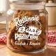 Słoik Na Ciastka z Grawerem Dla Wegetarian Prezent Dla Pary: Roślinnie Z Pazurem Słoik Na Ciastka z Grawerem Dla Wegetarian Prezent Dla Pary: Roślinnie Z Pazurem