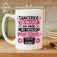 Kubek Z Nadrukiem Dla Tancerki Prezent Dla Kobiety: Trenuje Marzenia Kubek Z Nadrukiem Dla Tancerki Prezent Dla Kobiety: Trenuje Marzenia