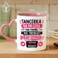 Kubek Z Nadrukiem Dla Tancerki Prezent Dla Kobiety: Trenuje Marzenia Kubek Z Nadrukiem Dla Tancerki Prezent Dla Kobiety: Trenuje Marzenia