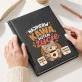 Kalendarz Książkowy A5 2027 Dla Miłośnika Kawy Prezent Dla Mężczyzny: Poranna Kawa Chibi